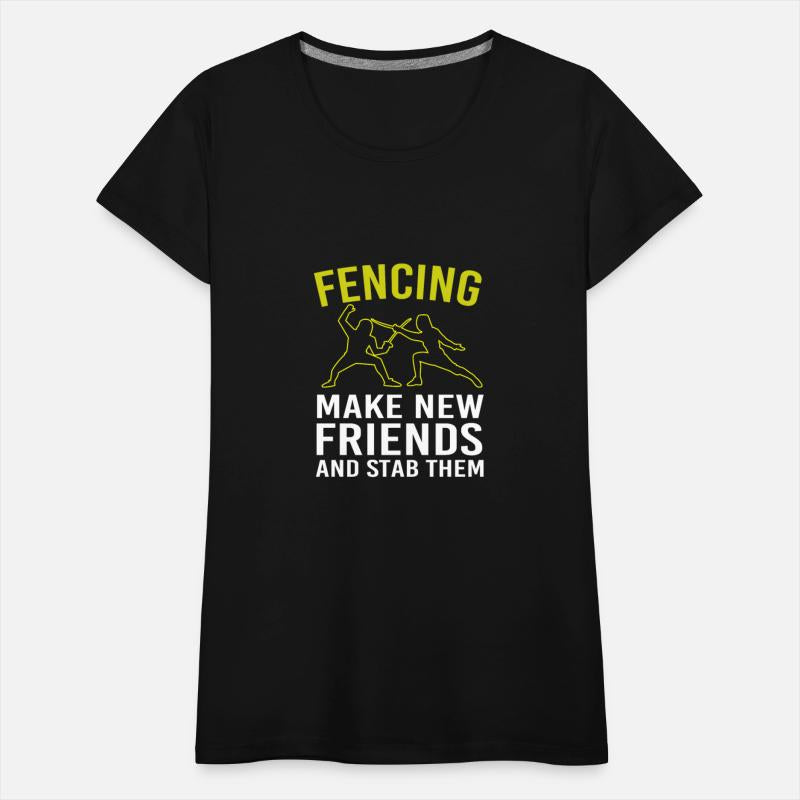Funny Fencing Make New Friend And Stab Them