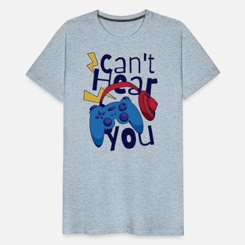 Funny Gamer Headset And Controller Can't Hear You