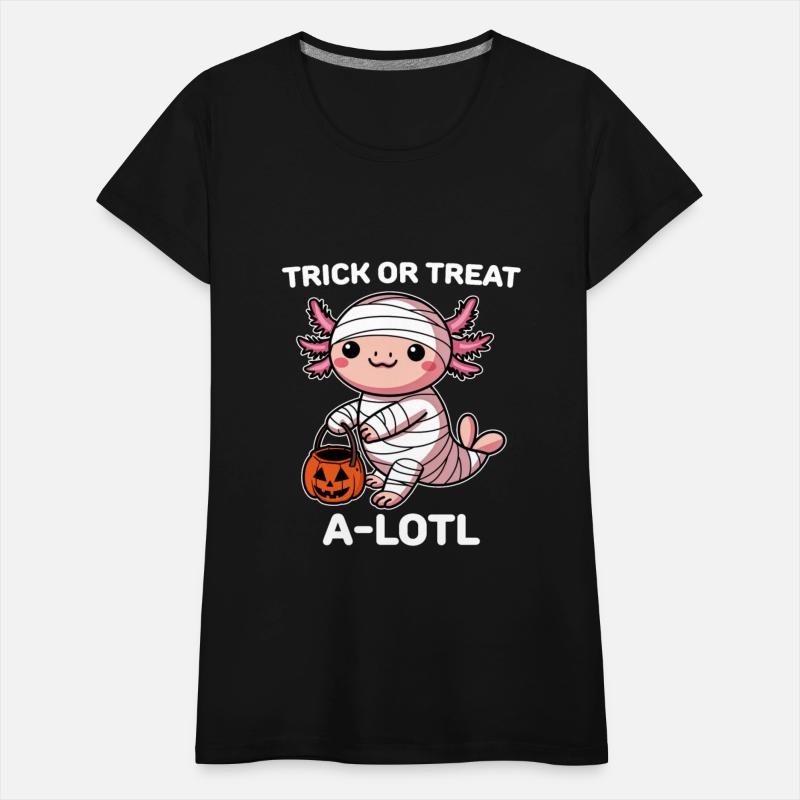 Funny Halloween Cute Axolotl Trick or Treat
