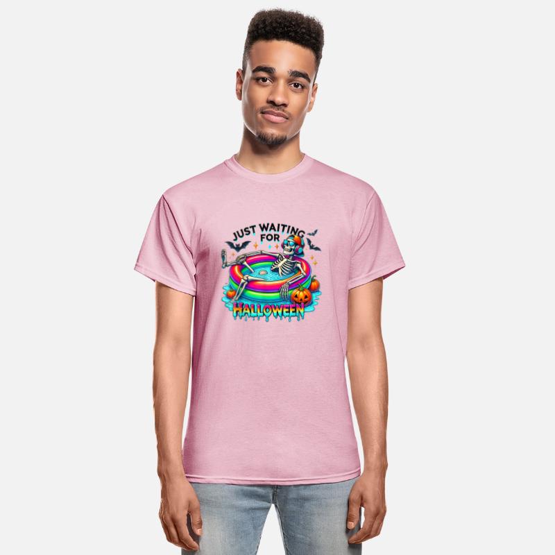 Funny Just Waiting For Halloween Skeleton