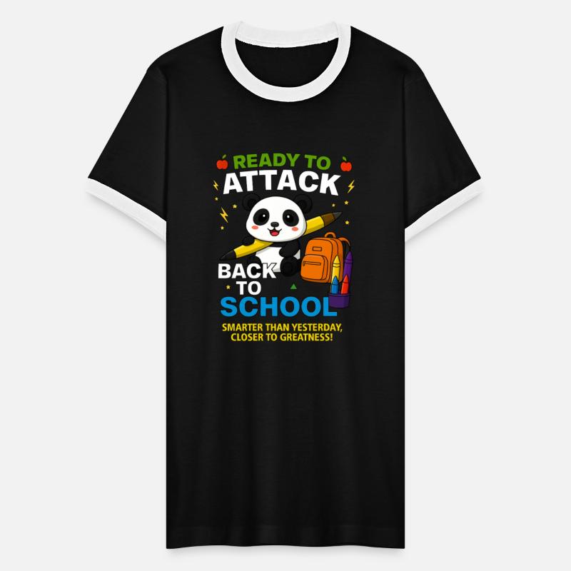 Funny Panda Back to School Tee – Ready to Attack!
