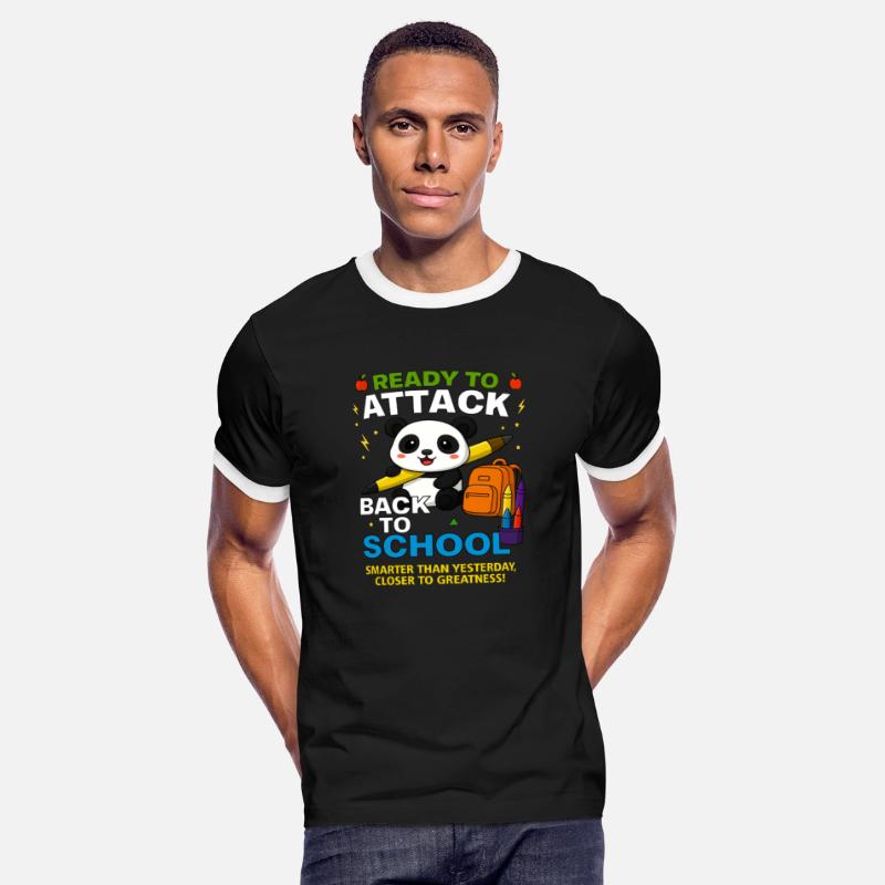 Funny Panda Back to School Tee – Ready to Attack!