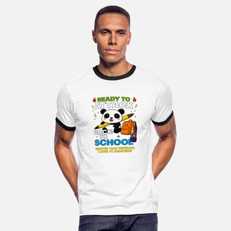 Funny Panda Back to School Tee – Ready to Attack!