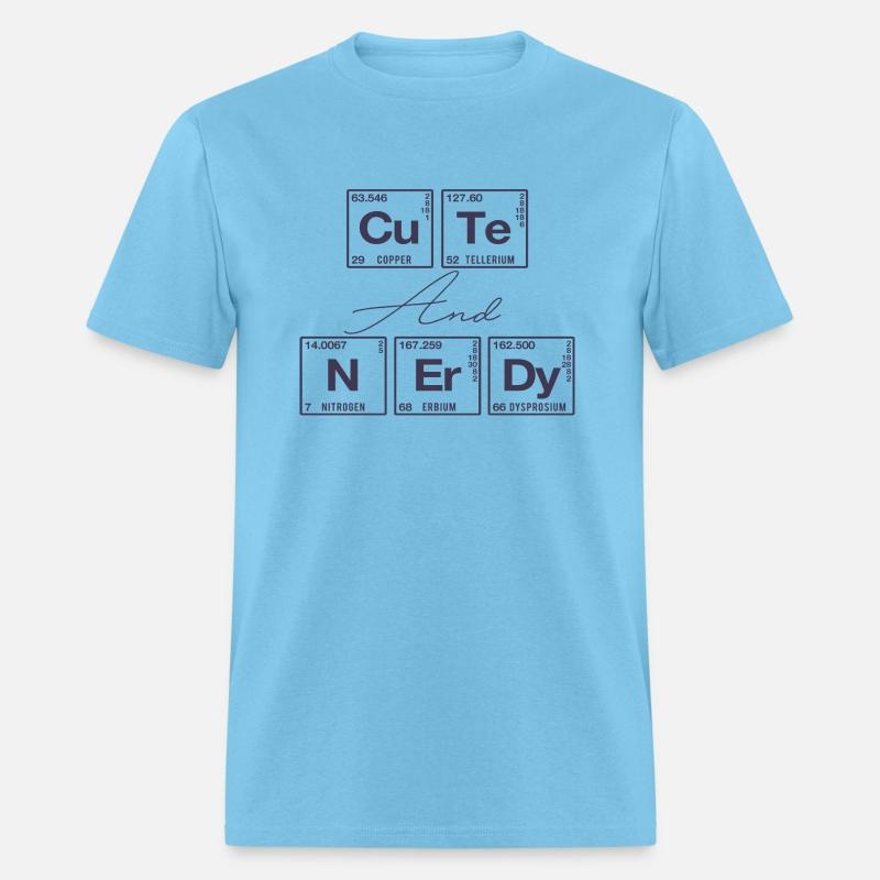 Funny saying for scientists & nerds: cute & nerdy