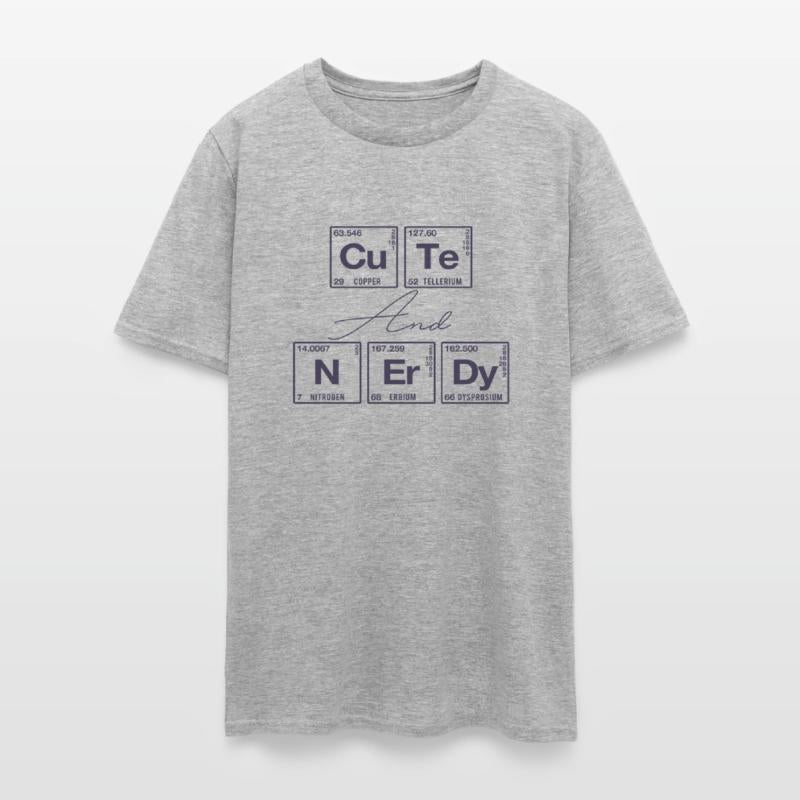 Funny saying for scientists & nerds: cute & nerdy
