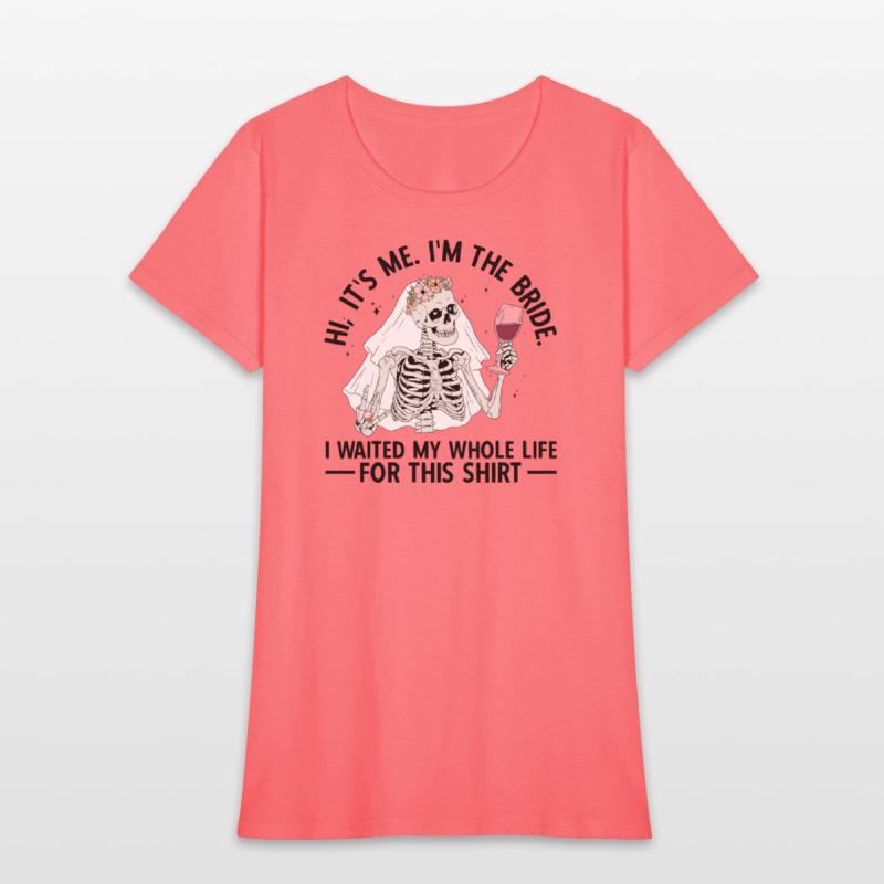 Funny Skeleton Bride Finally getting Married Shirt