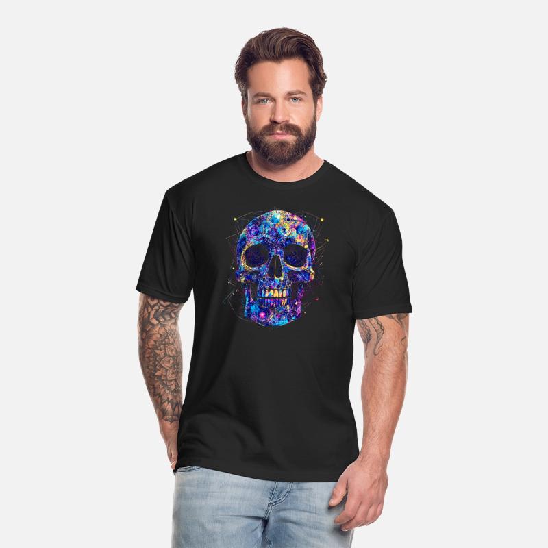 Futuristic Geometric Skull | by Asarteon