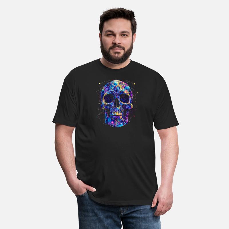 Futuristic Geometric Skull | by Asarteon