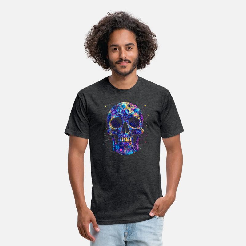 Futuristic Geometric Skull | by Asarteon