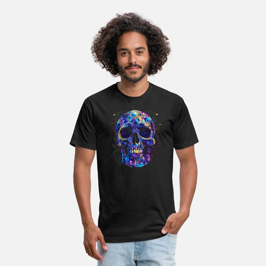 Futuristic Geometric Skull | by Asarteon