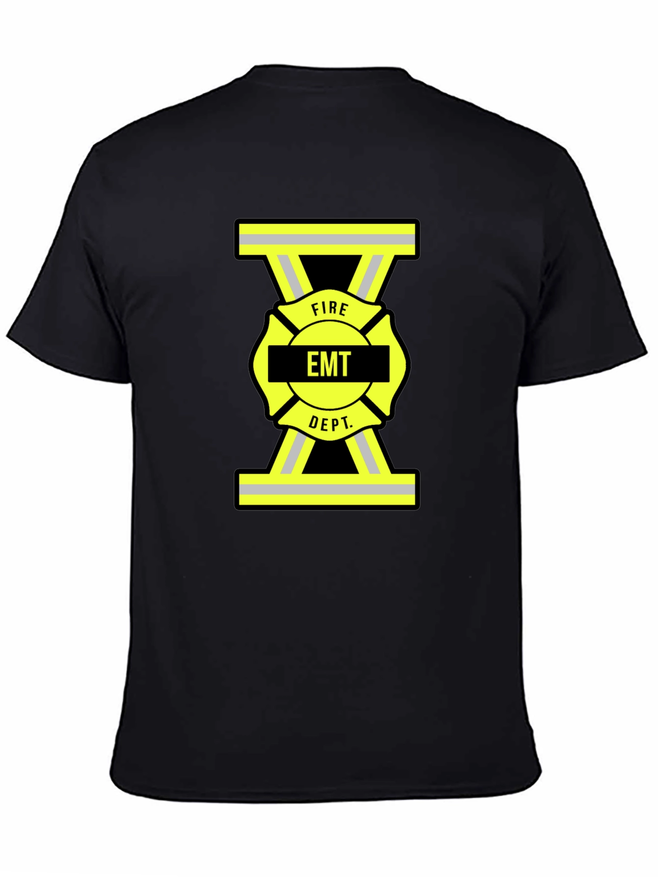 EMT Fire Dept. Black T-Shirt