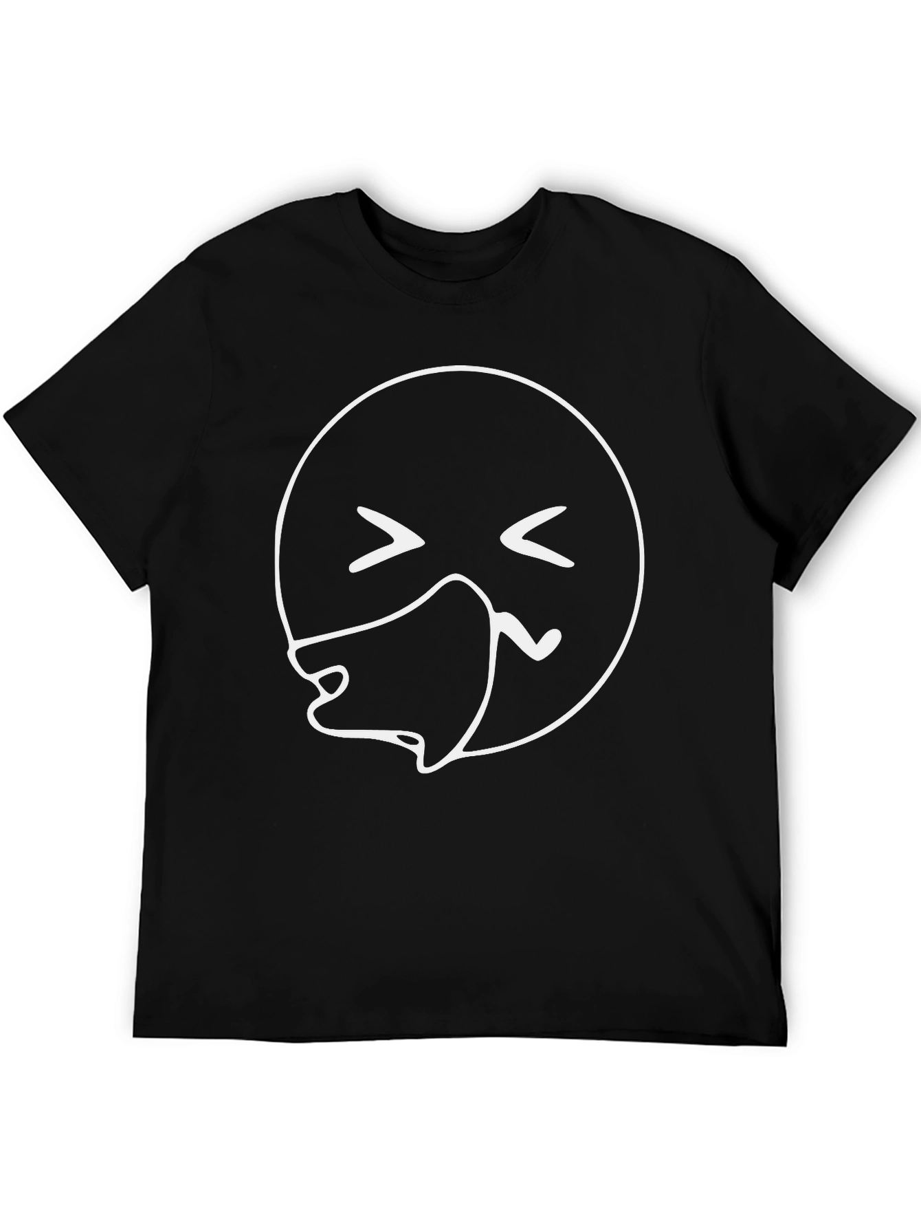Sick Day Emoji T-Shirt - Funny Sneeze Graphic Tee