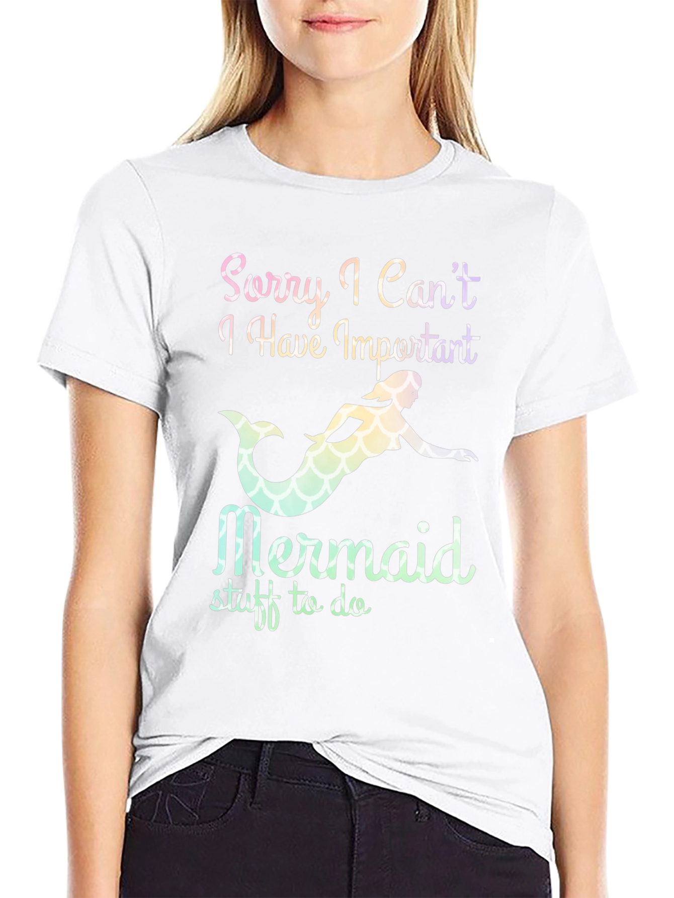 Mermaid Graphic T-Shirt - Funny Novelty Tee
