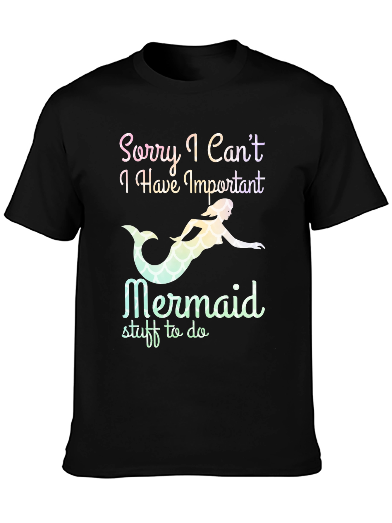 Mermaid Graphic T-Shirt - Funny Novelty Tee