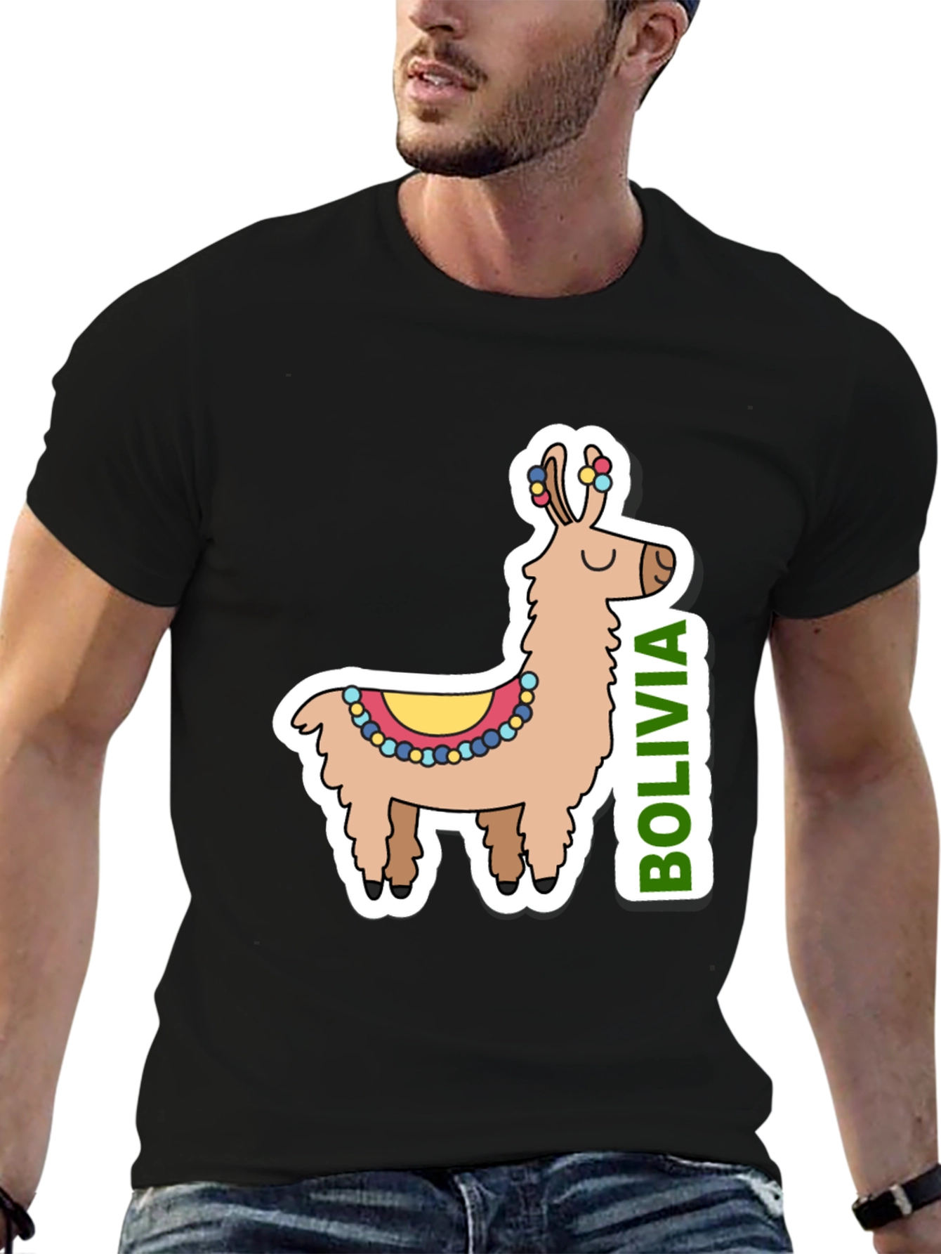 Bolivia Llama T-Shirt - Fun & Stylish