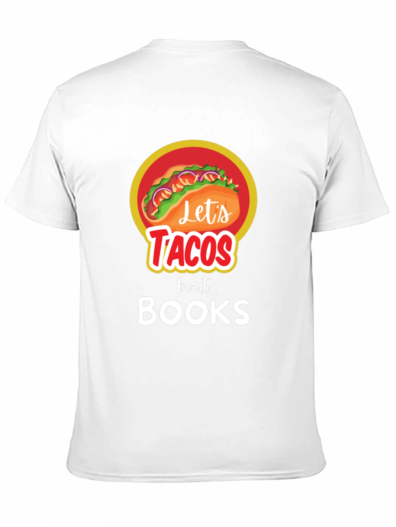 Tacos and Books Graphic Tee - Unisex Casual Shirt