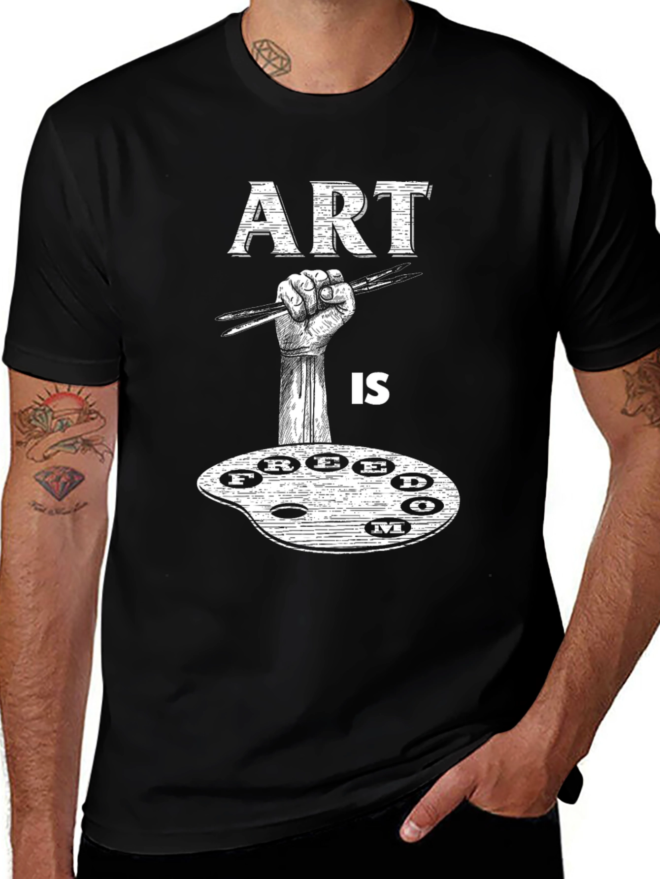 Art Is Freedom Graphic T-Shirt