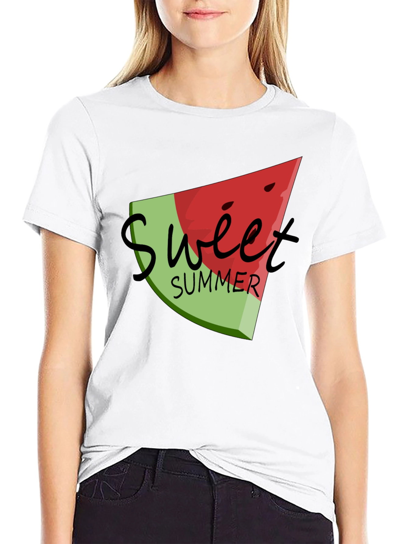 Sweet Summer Watermelon Graphic Tee