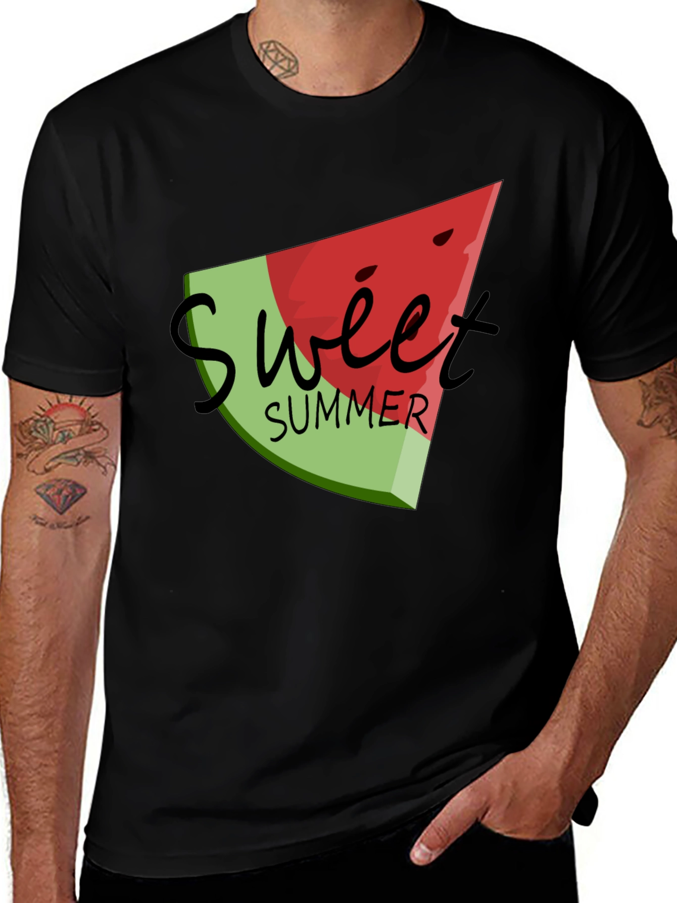 Sweet Summer Watermelon Graphic Tee