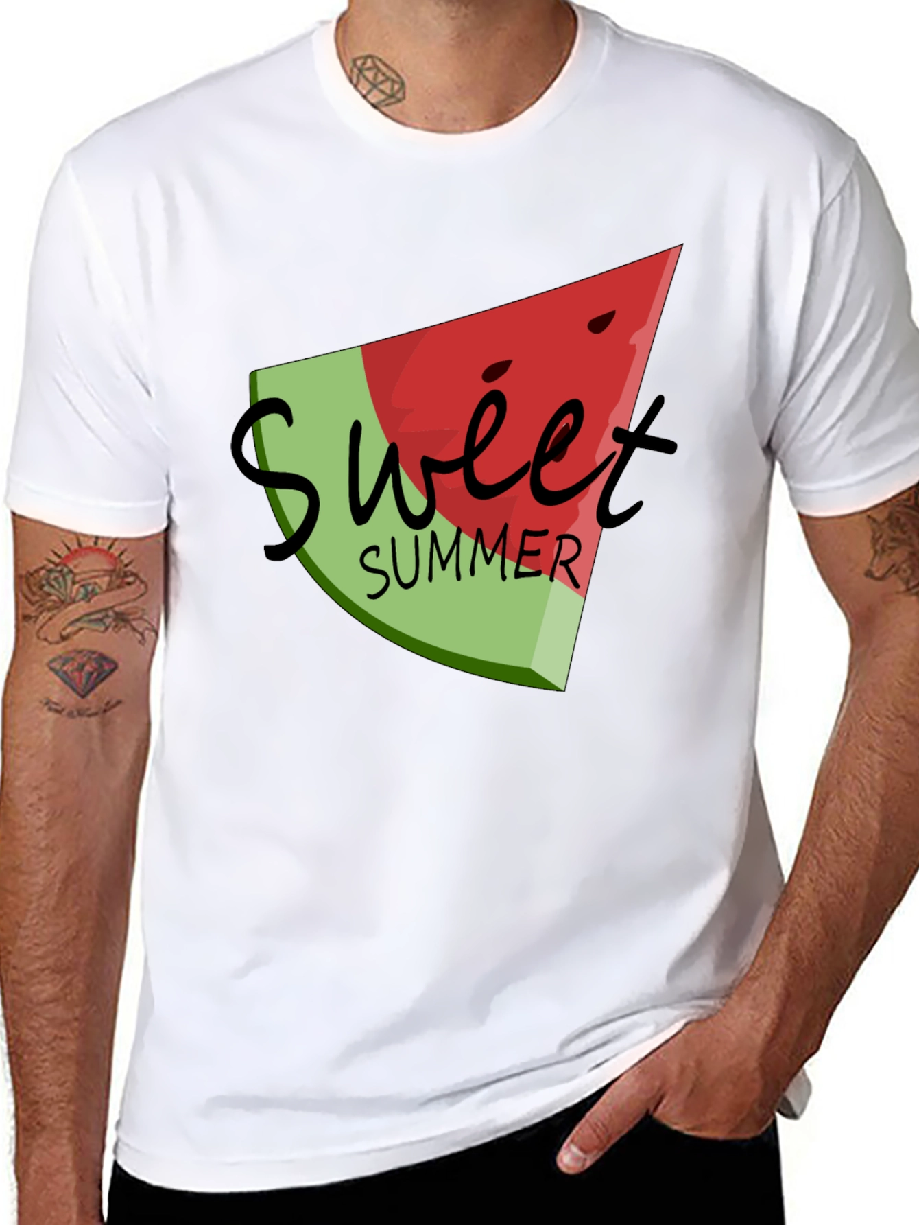 Sweet Summer Watermelon Graphic Tee