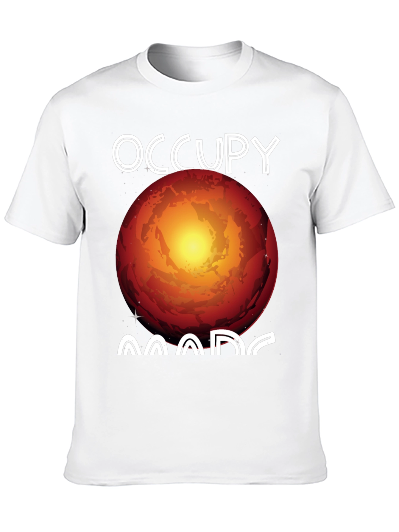 Occupy Mars Graphic T-Shirt - Space Exploration Tee