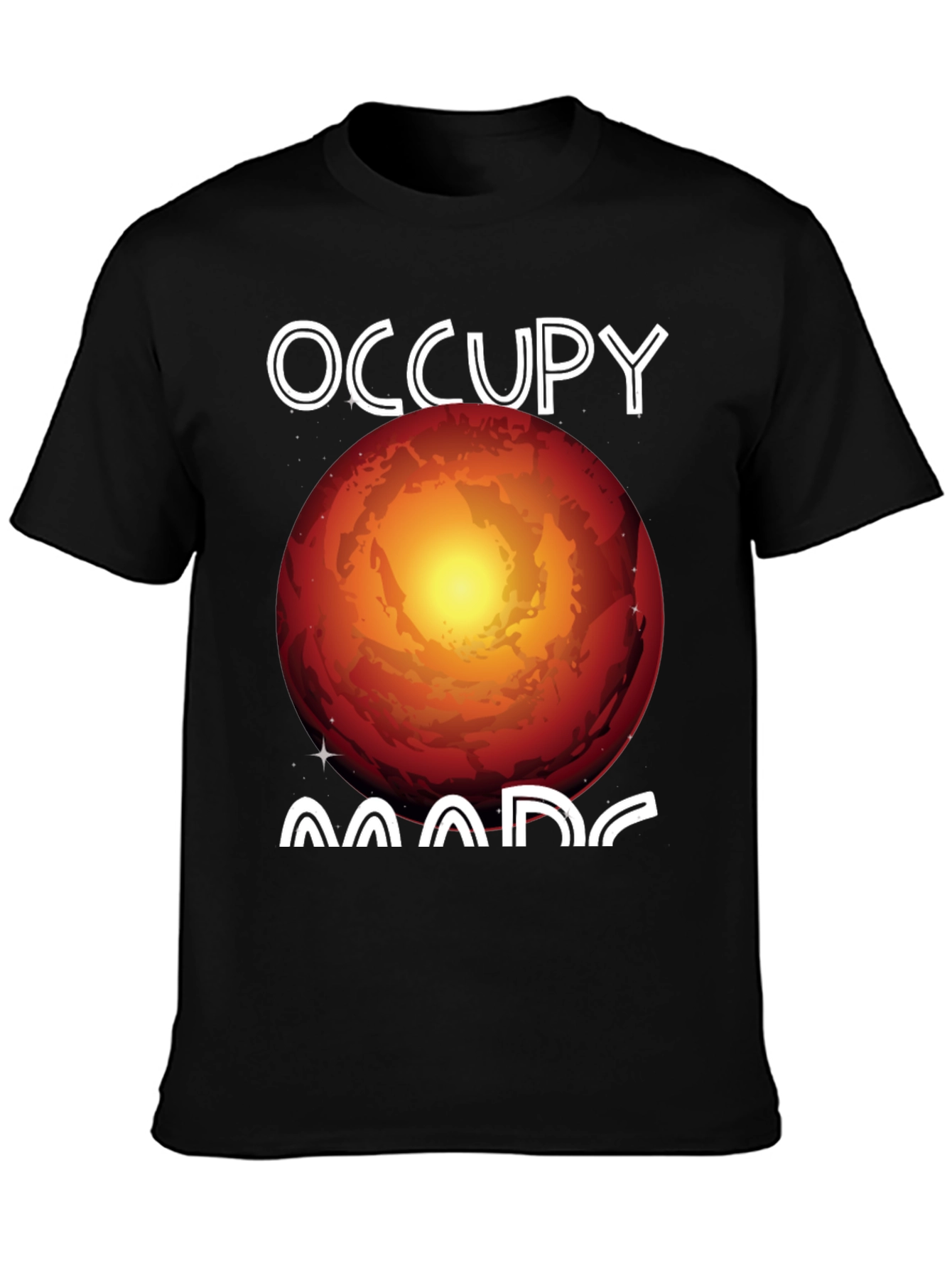 Occupy Mars Graphic T-Shirt - Space Exploration Tee