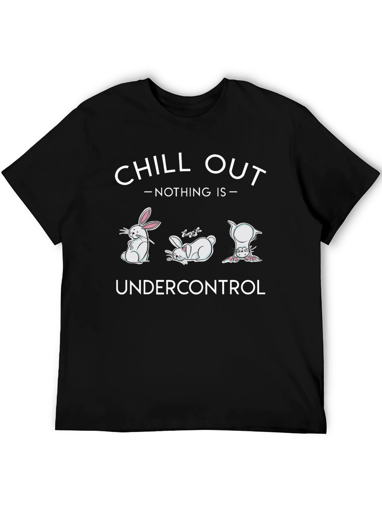Chill Out T-Shirt Funny Bunny Graphic Tee
