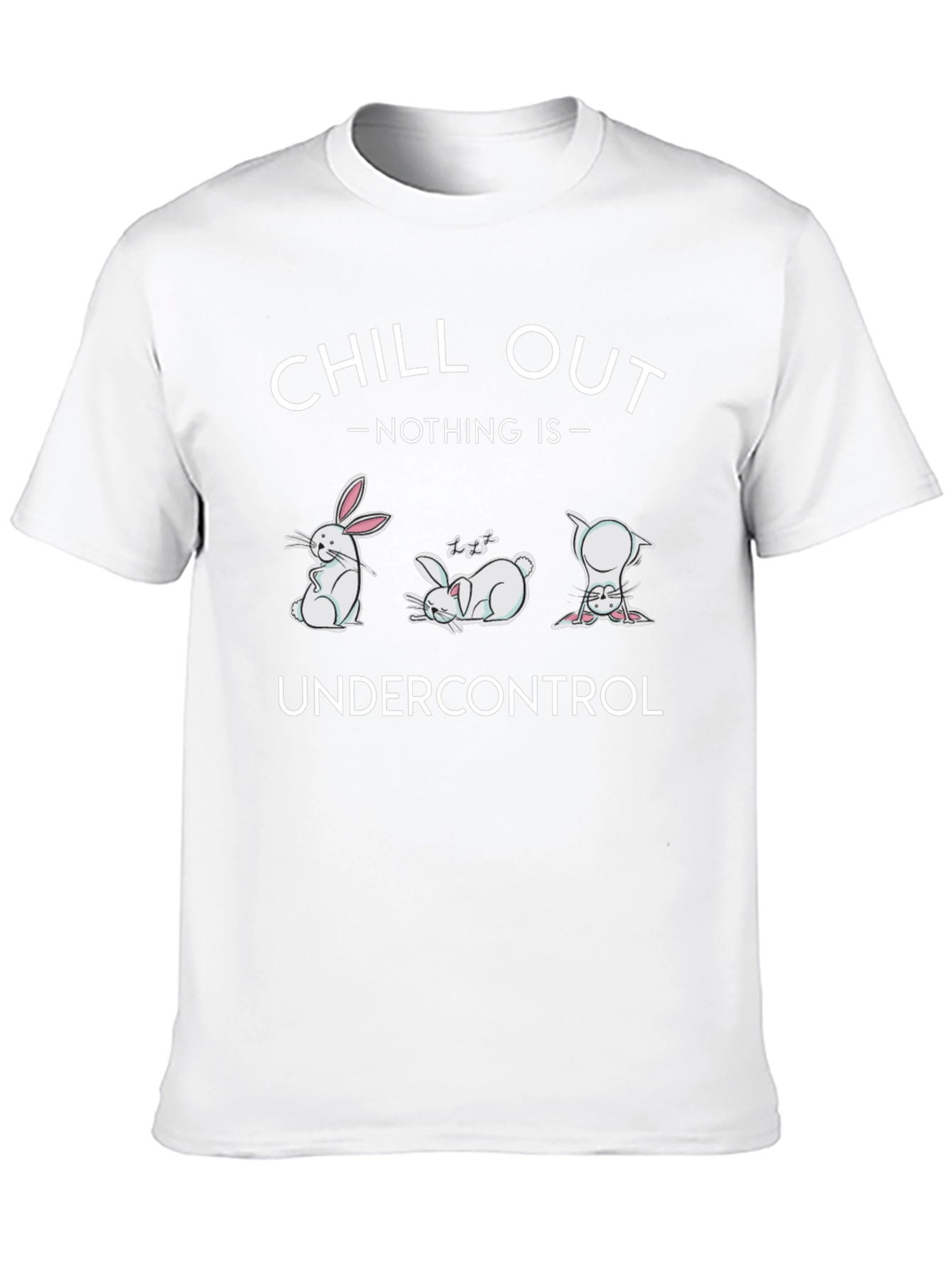 Chill Out T-Shirt Funny Bunny Graphic Tee