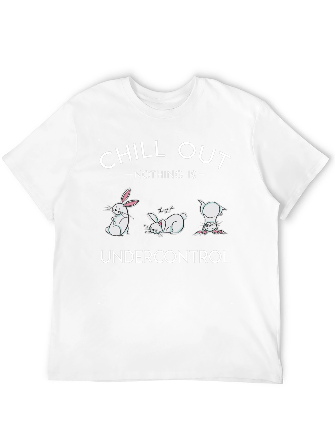 Chill Out T-Shirt Funny Bunny Graphic Tee