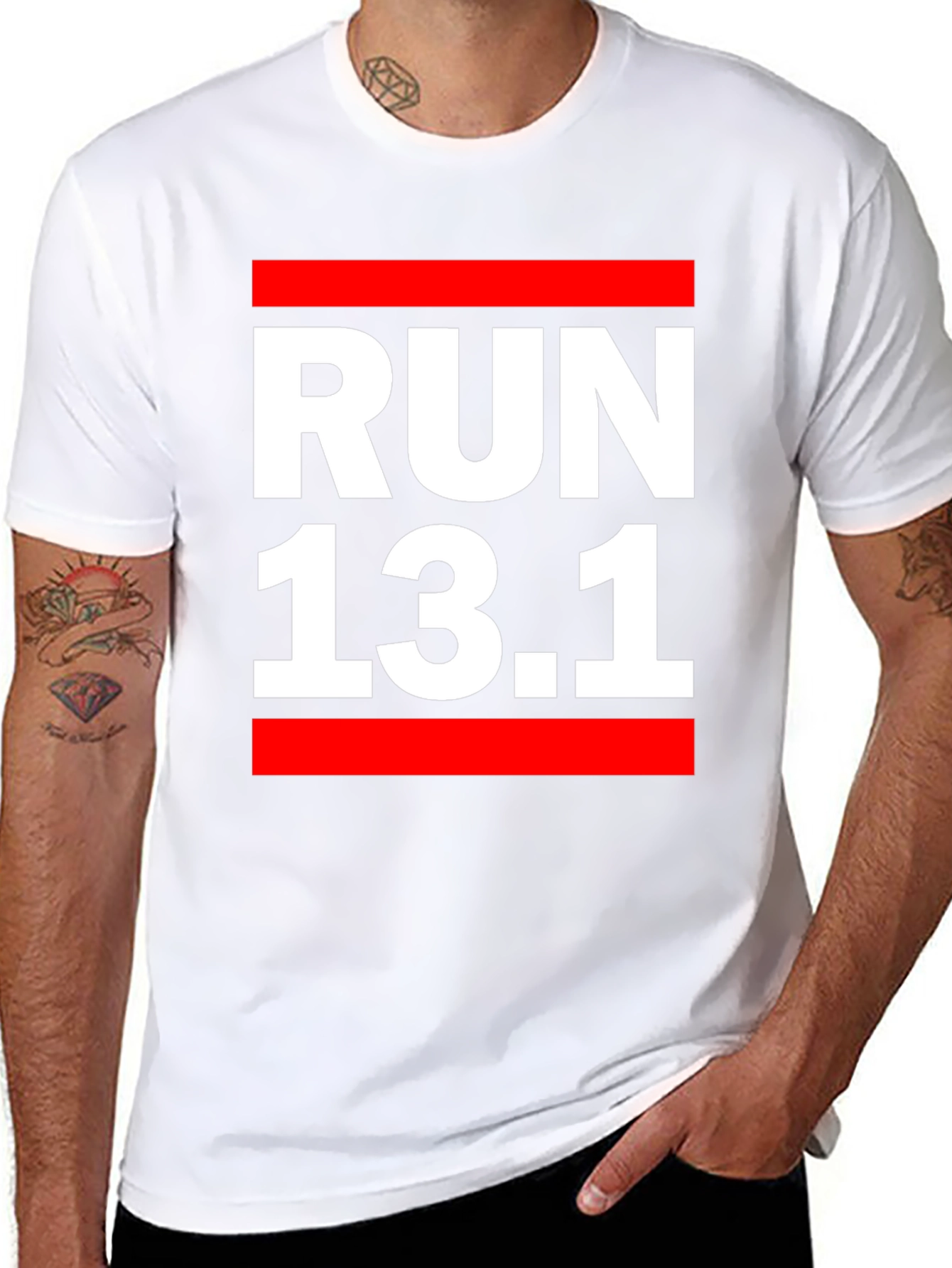 Run 13.1 T-Shirt - Half Marathon Runner Tee