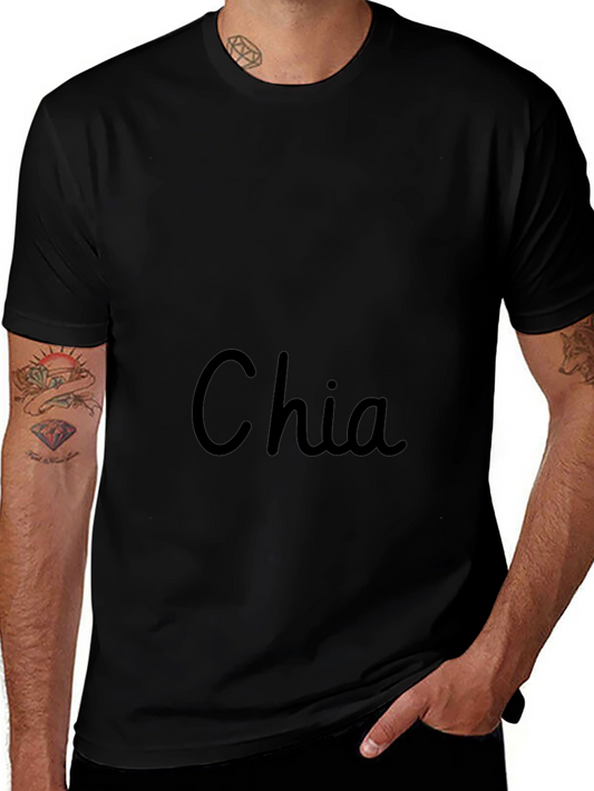 Chia Black T-Shirt - Soft Cotton Blend