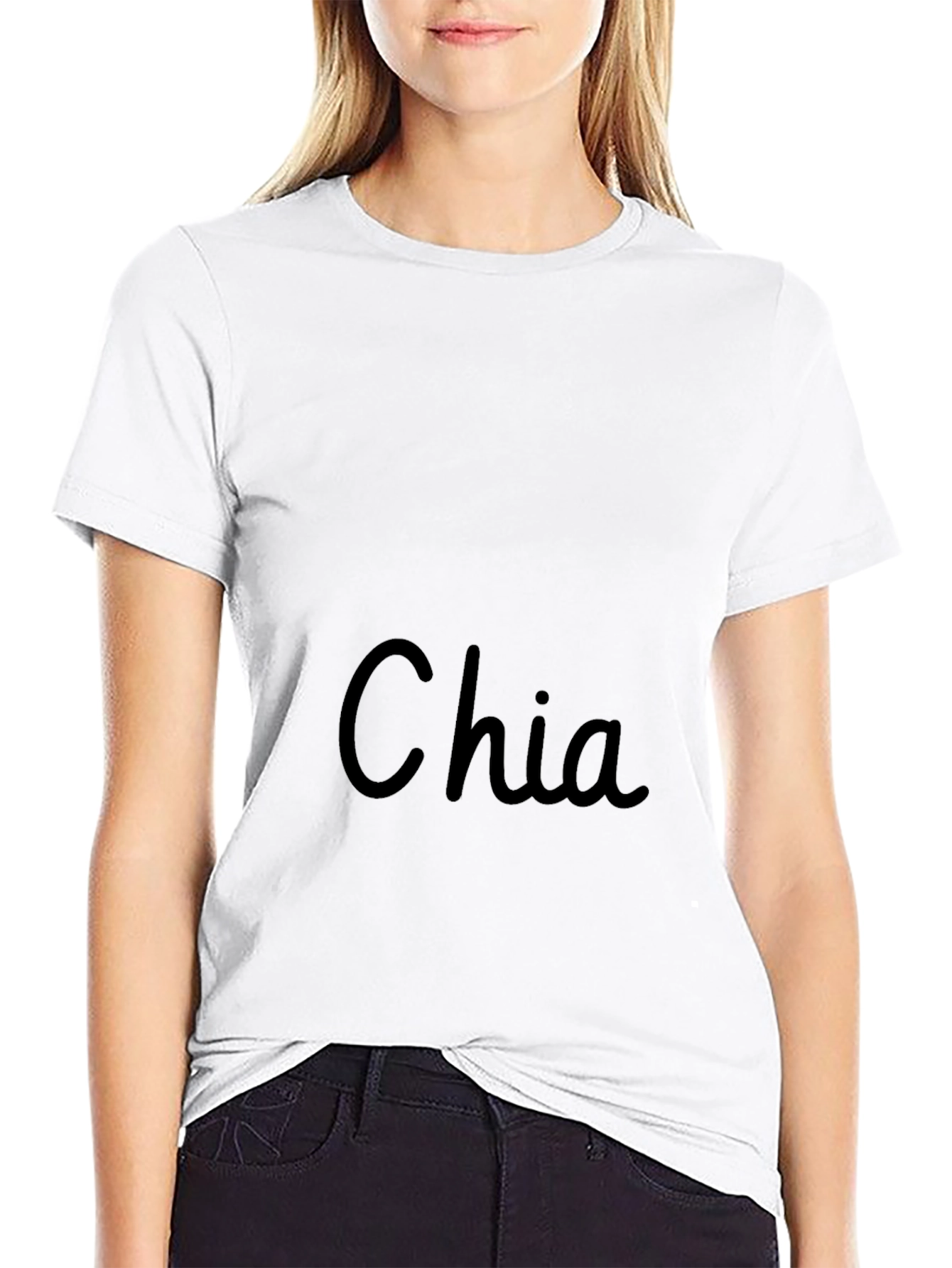 Chia Black T-Shirt - Soft Cotton Blend