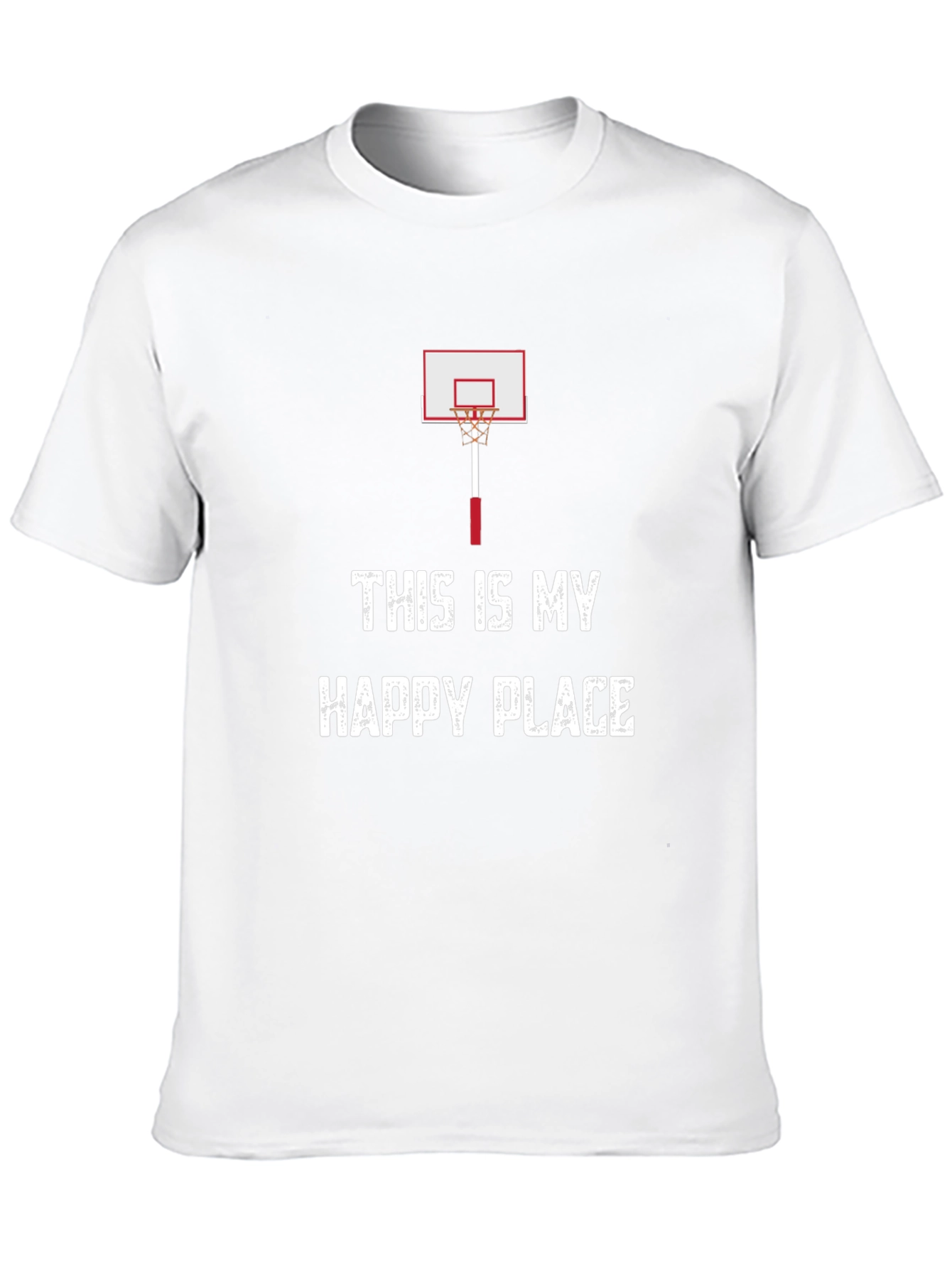Basketball Happy Place Graphic T-Shirt