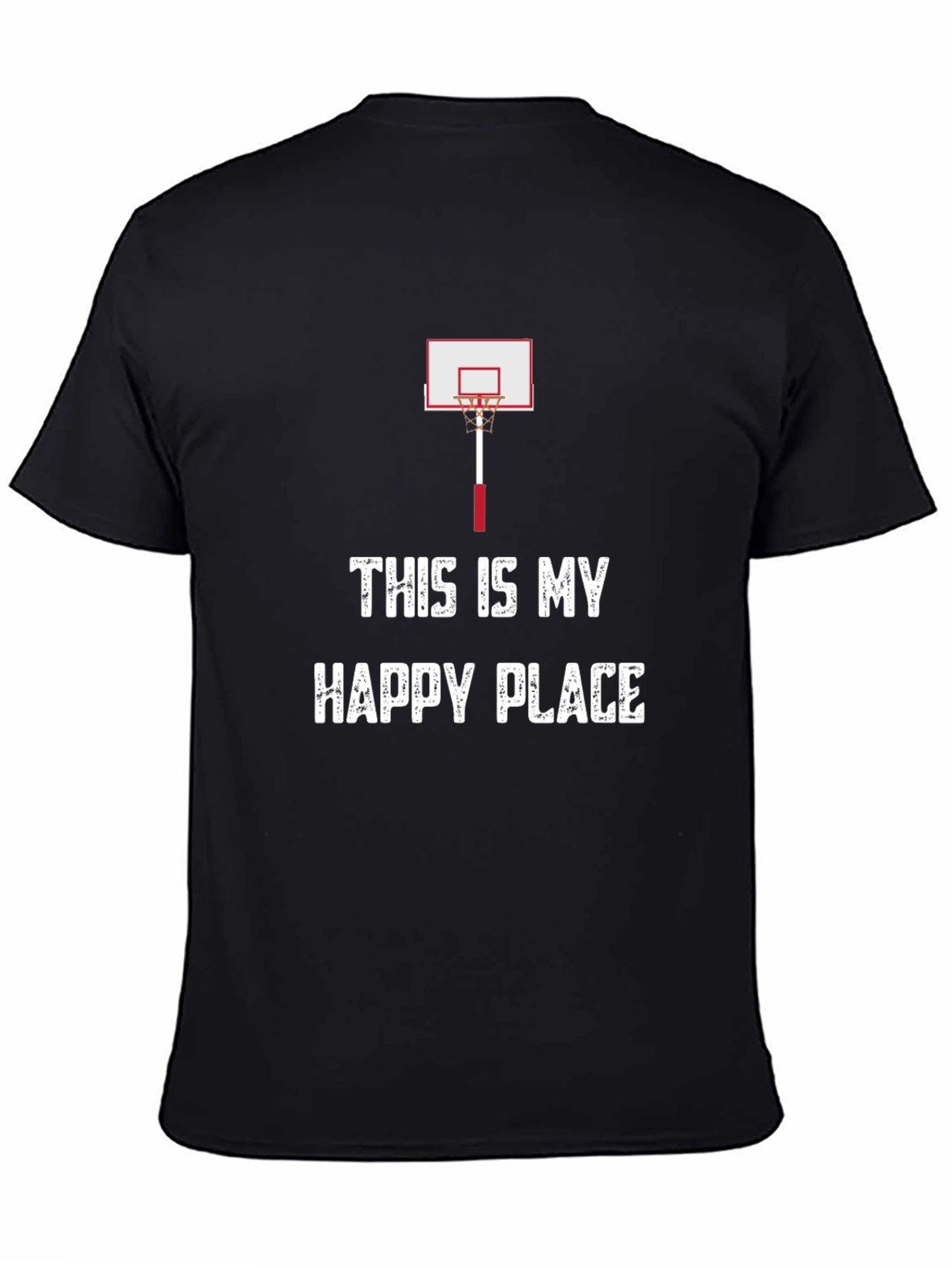 Basketball Happy Place Graphic T-Shirt