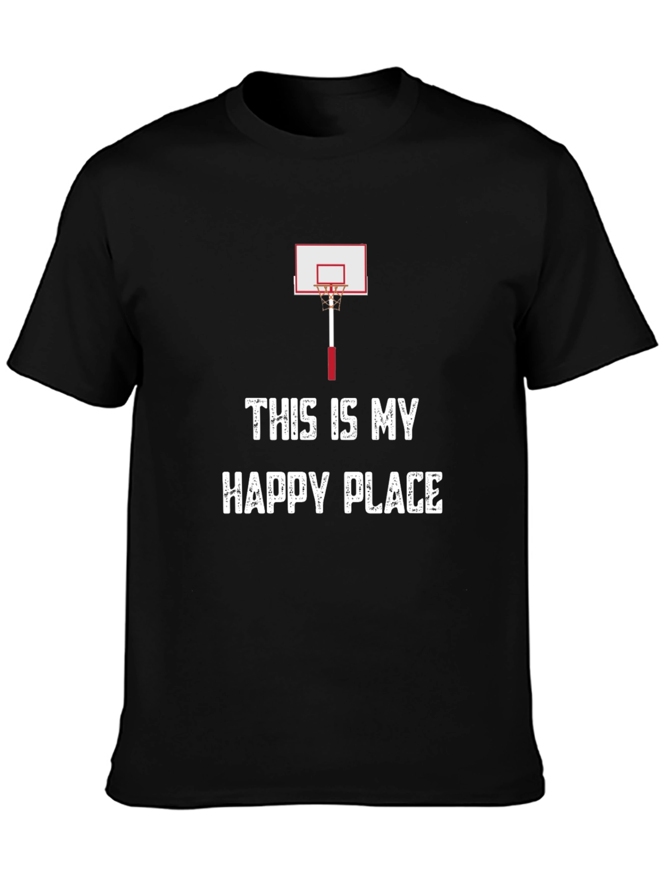 Basketball Happy Place Graphic T-Shirt