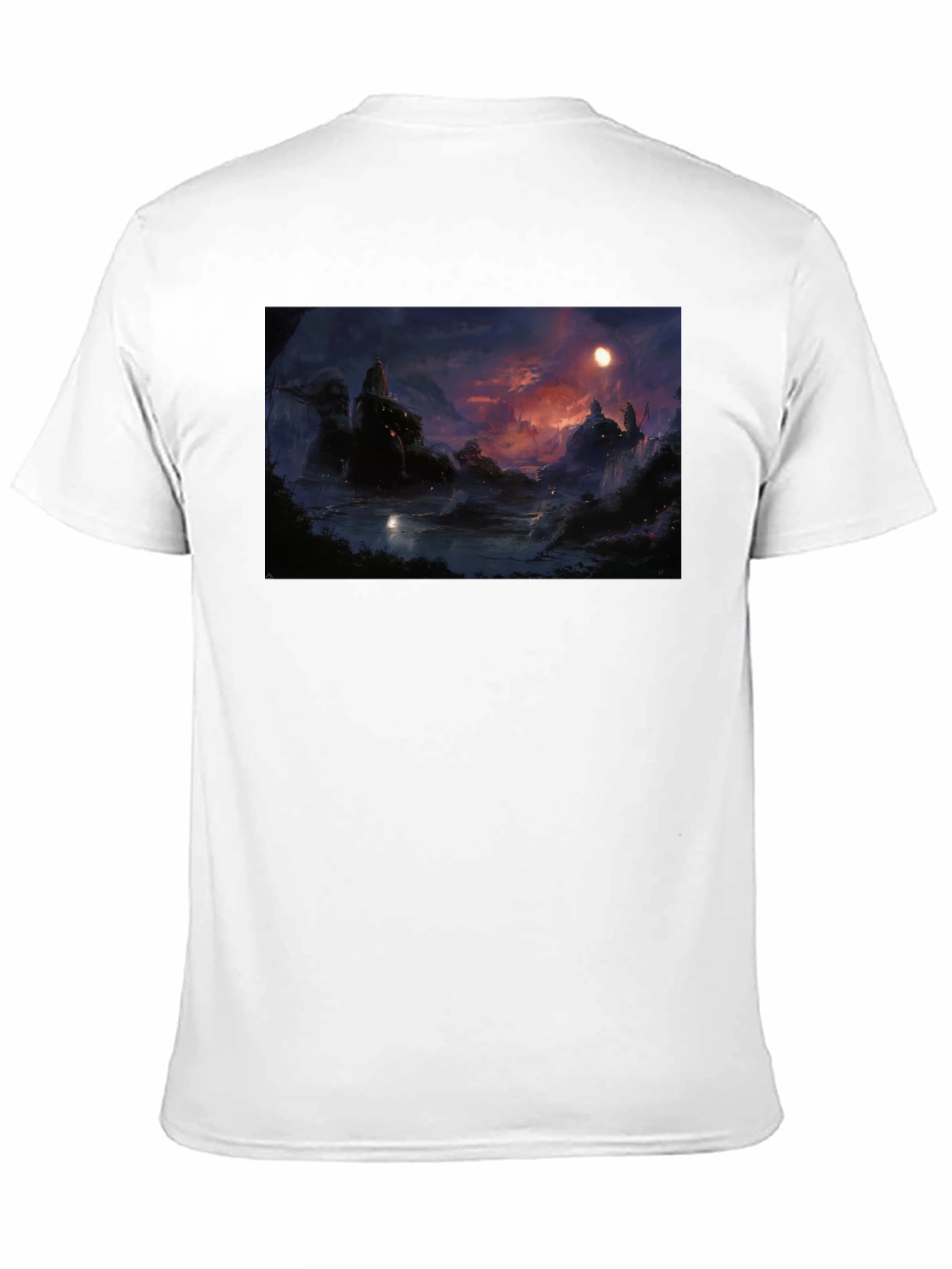 Mystic Landscape Graphic Tee - Black