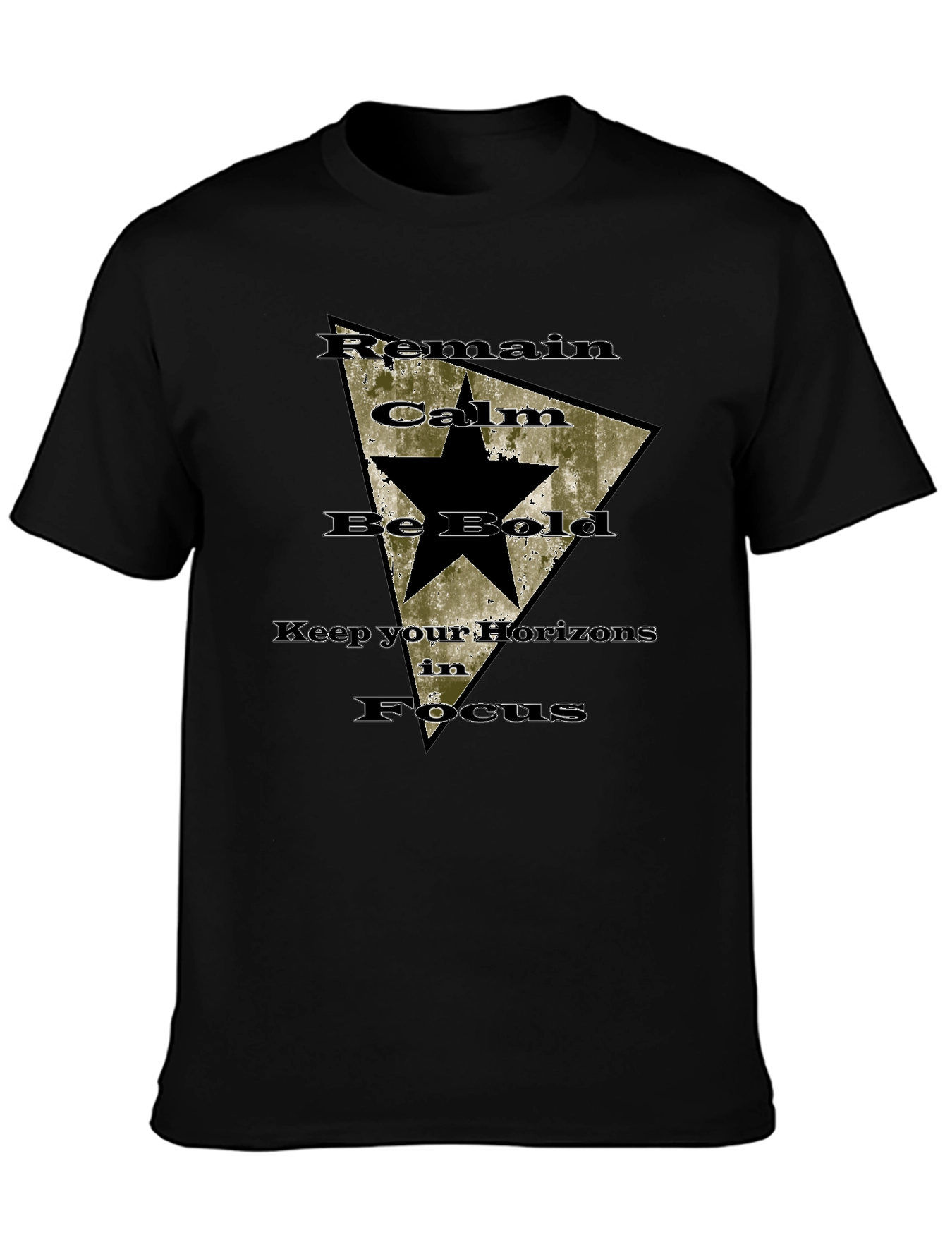 Remain Calm Be Bold Graphic Tee