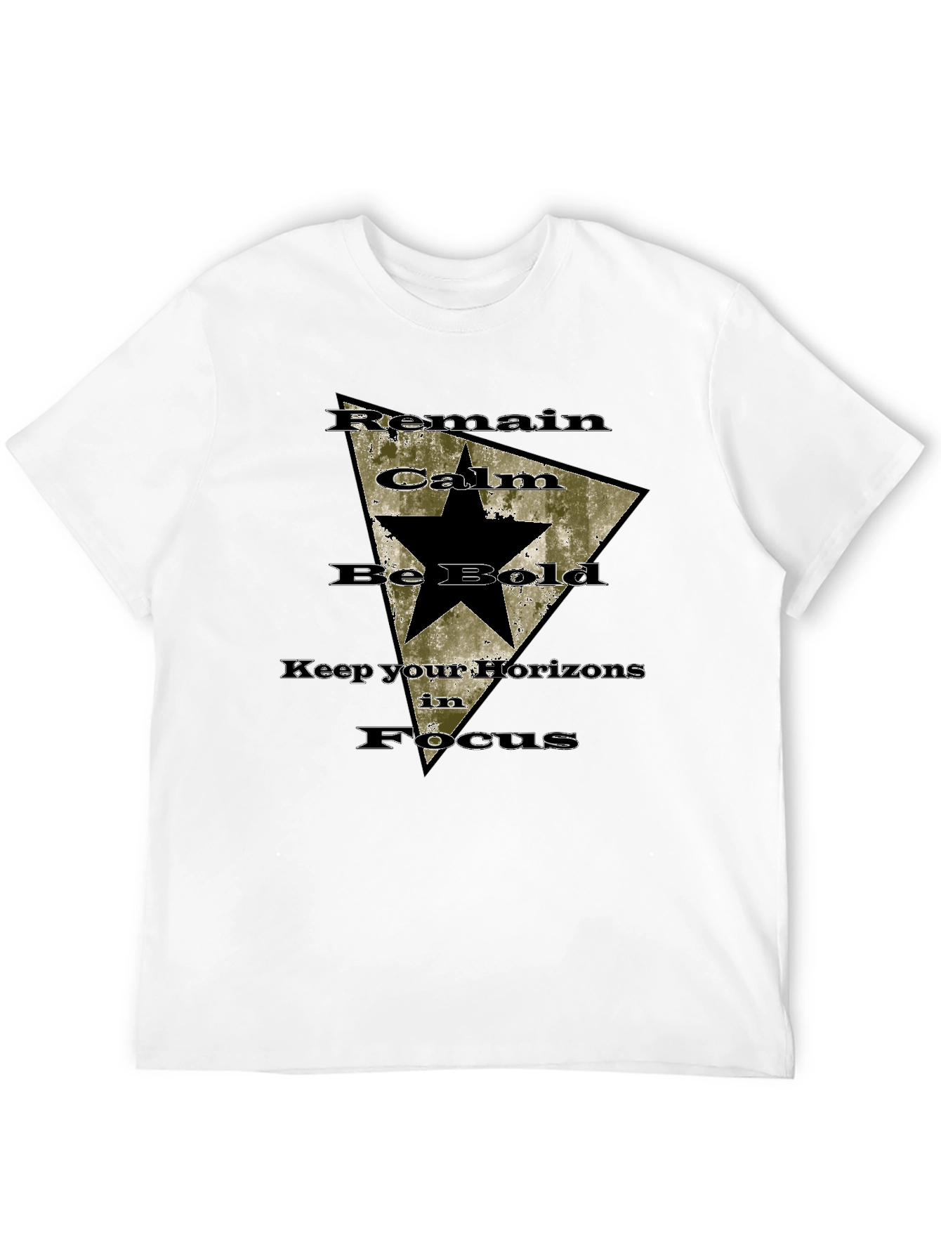 Remain Calm Be Bold Graphic Tee