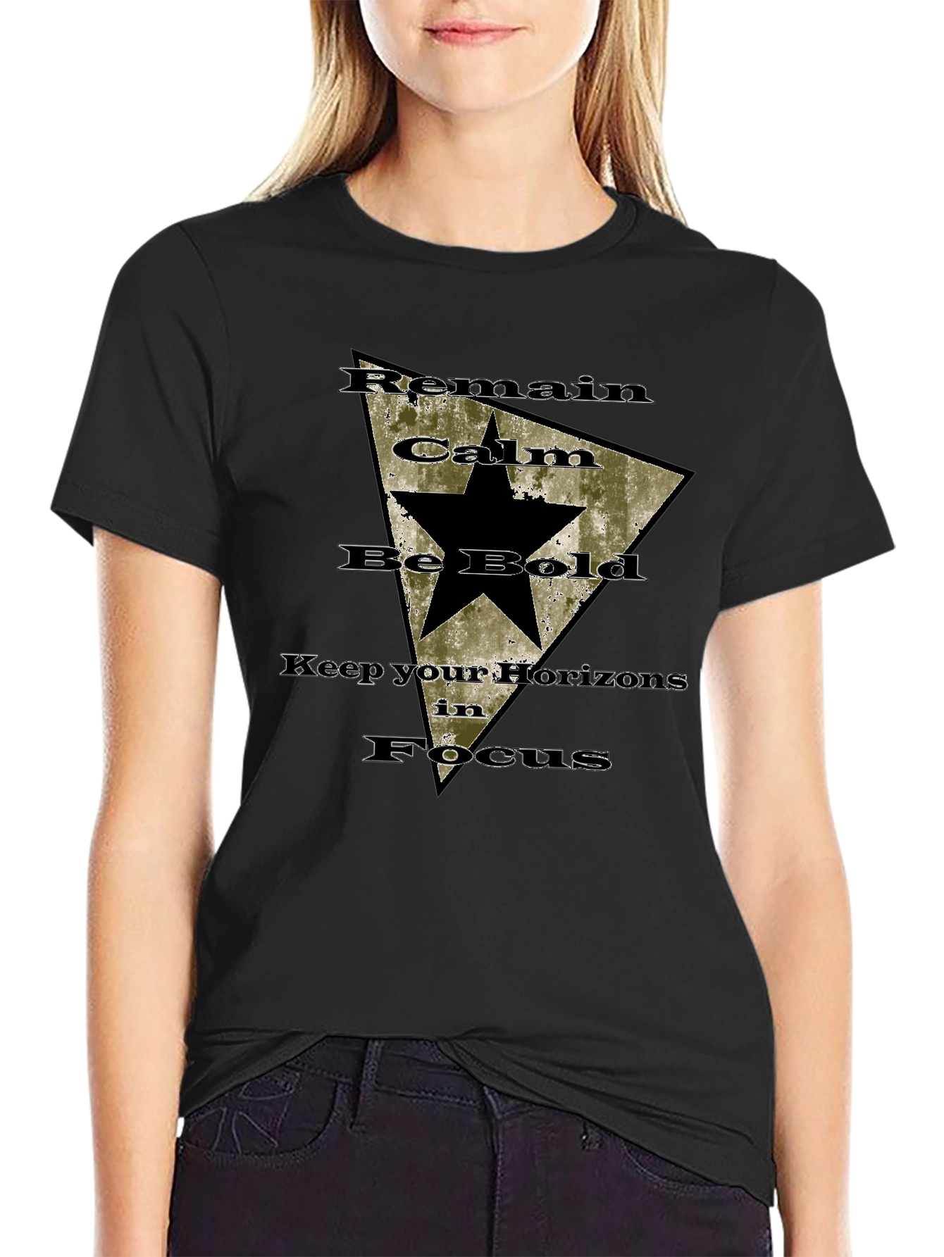 Remain Calm Be Bold Graphic Tee