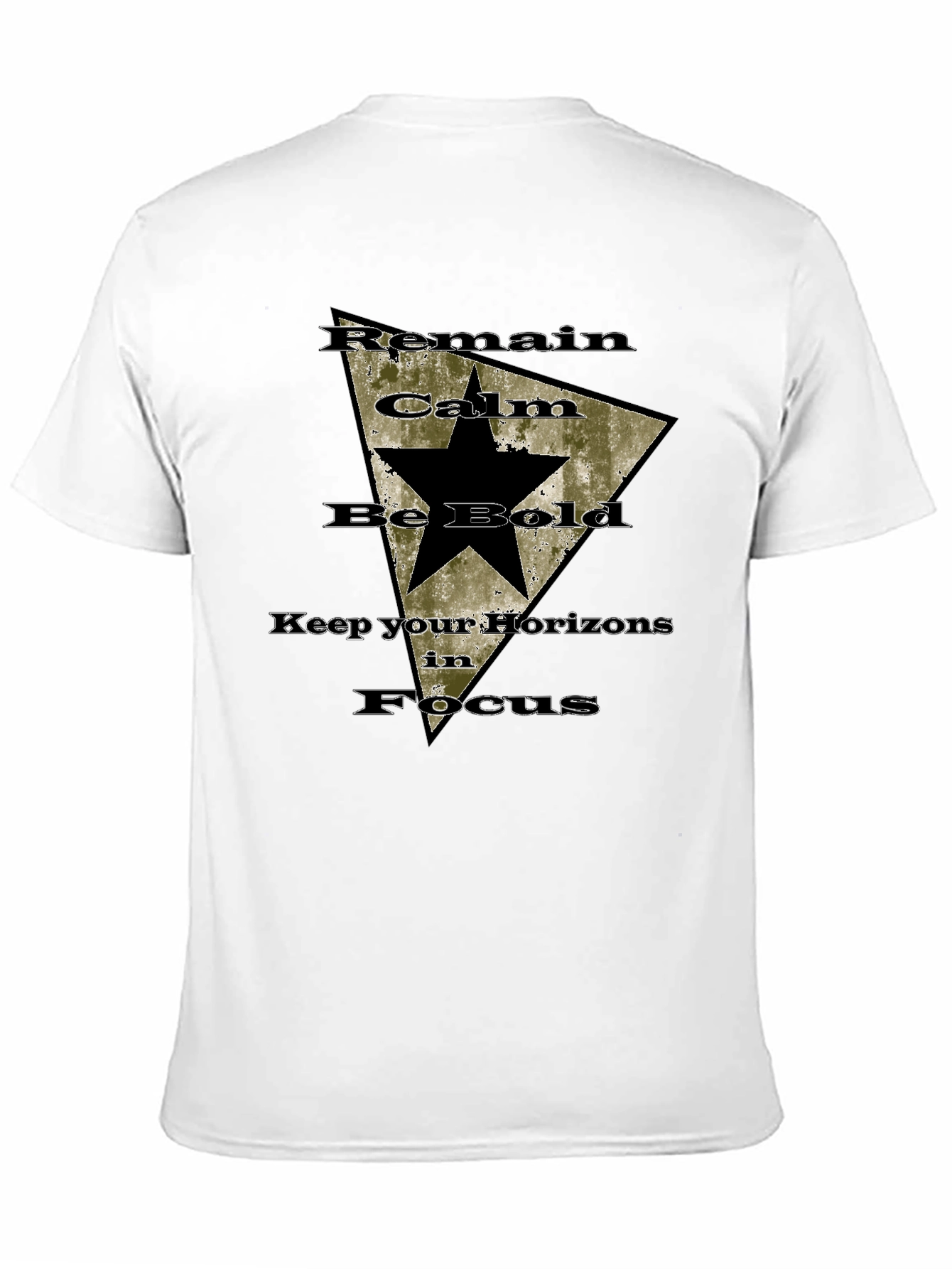 Remain Calm Be Bold Graphic Tee