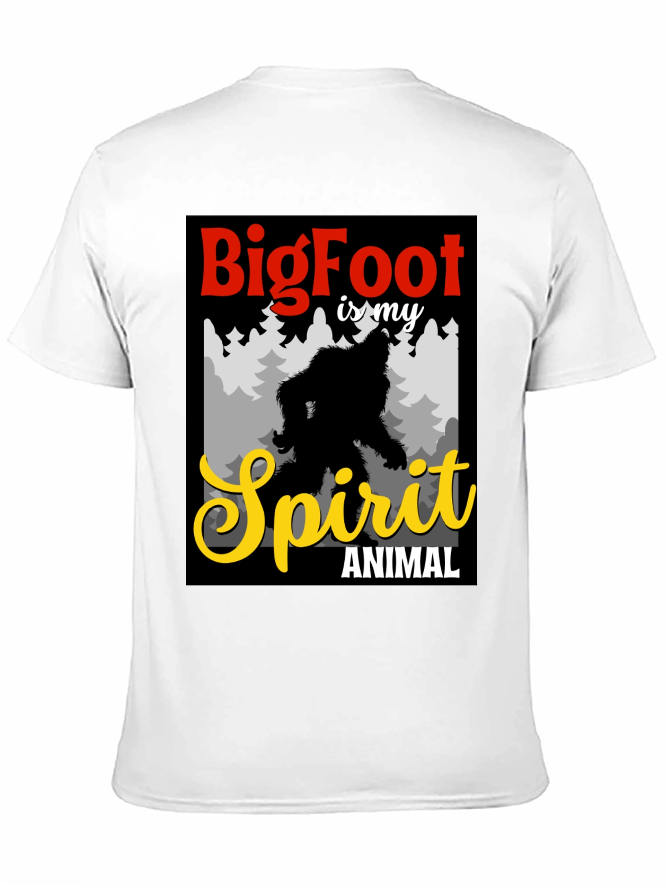 Bigfoot Spirit Animal Graphic Tee