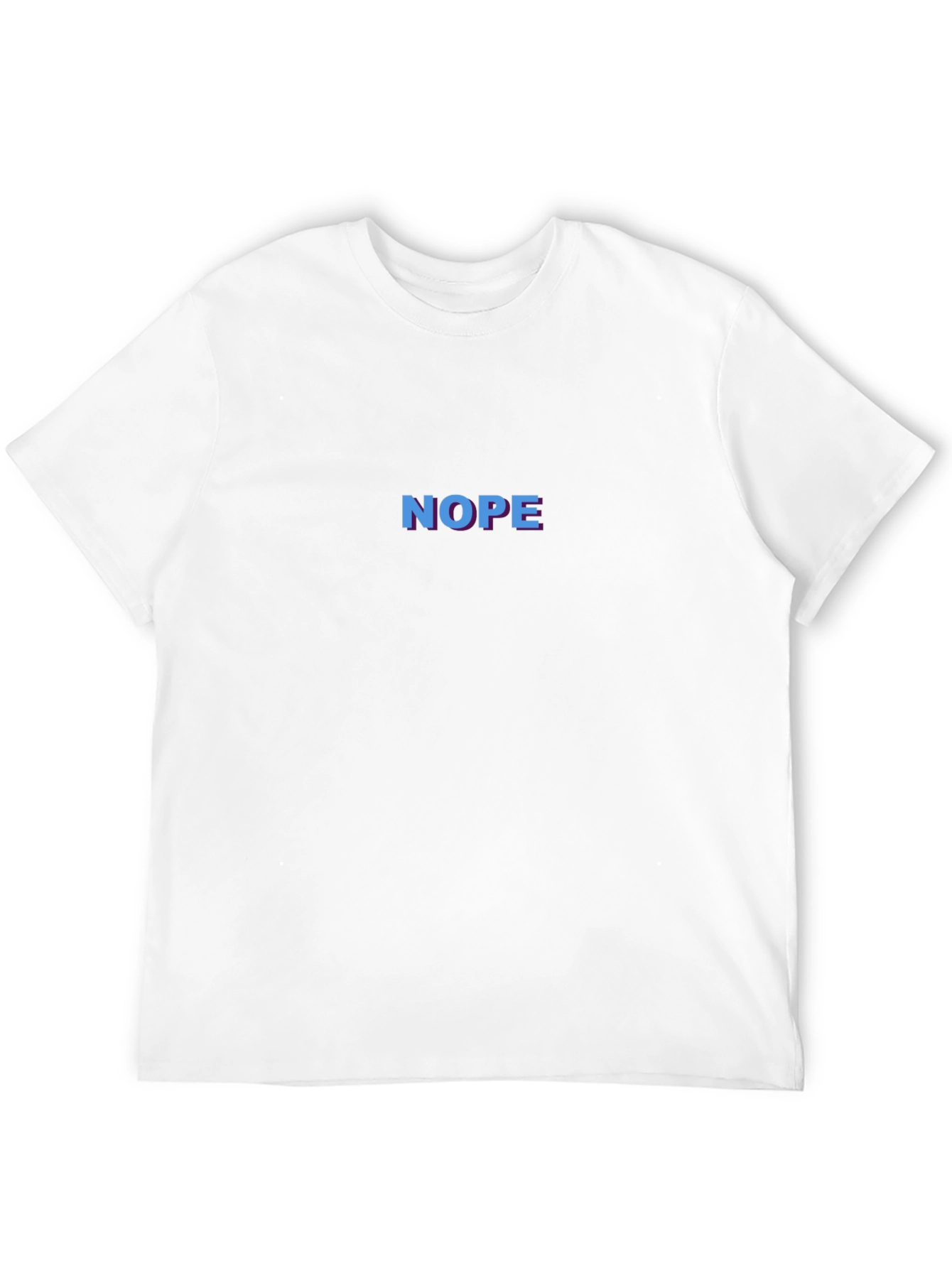 Nope T-Shirt - Casual Graphic Tee