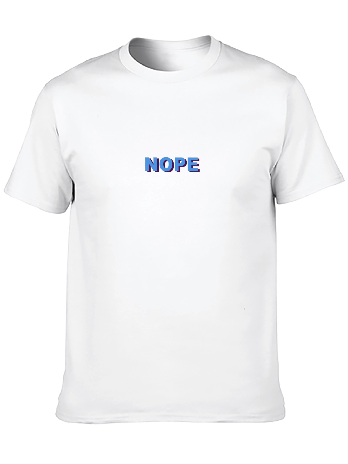 Nope T-Shirt - Casual Graphic Tee