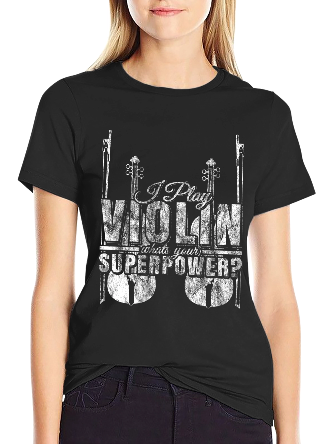 I Play Violin - Whats Your Superpower T-Shirt
