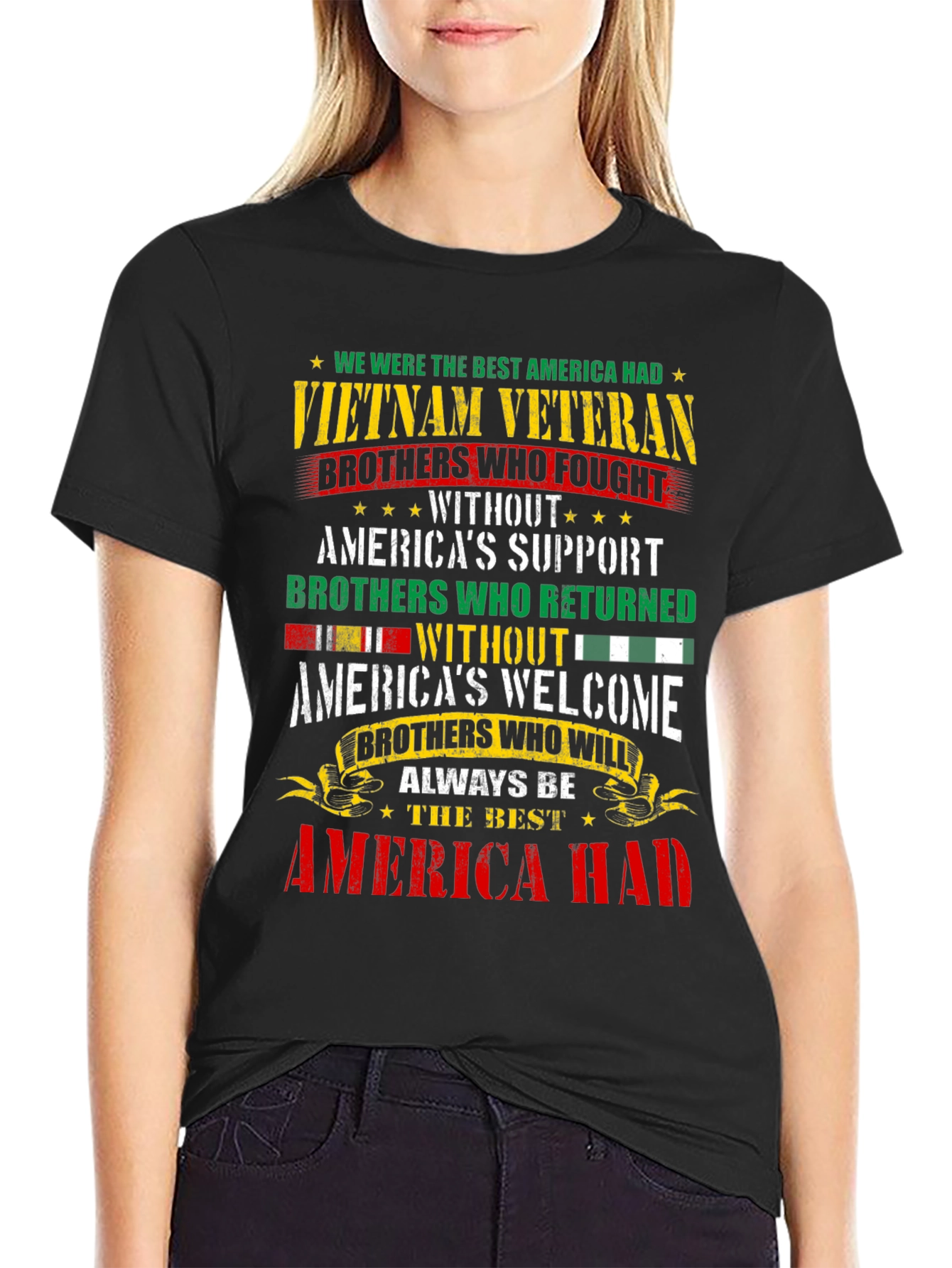 Vietnam Veteran Patriotic T-Shirt