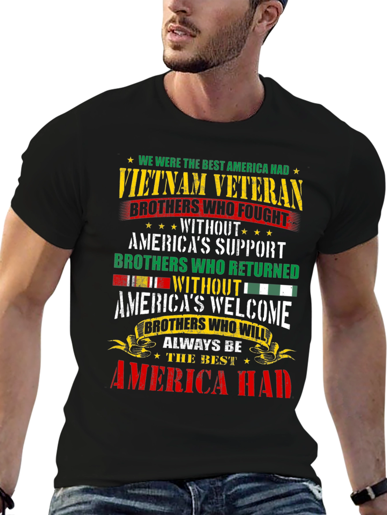 Vietnam Veteran Patriotic T-Shirt