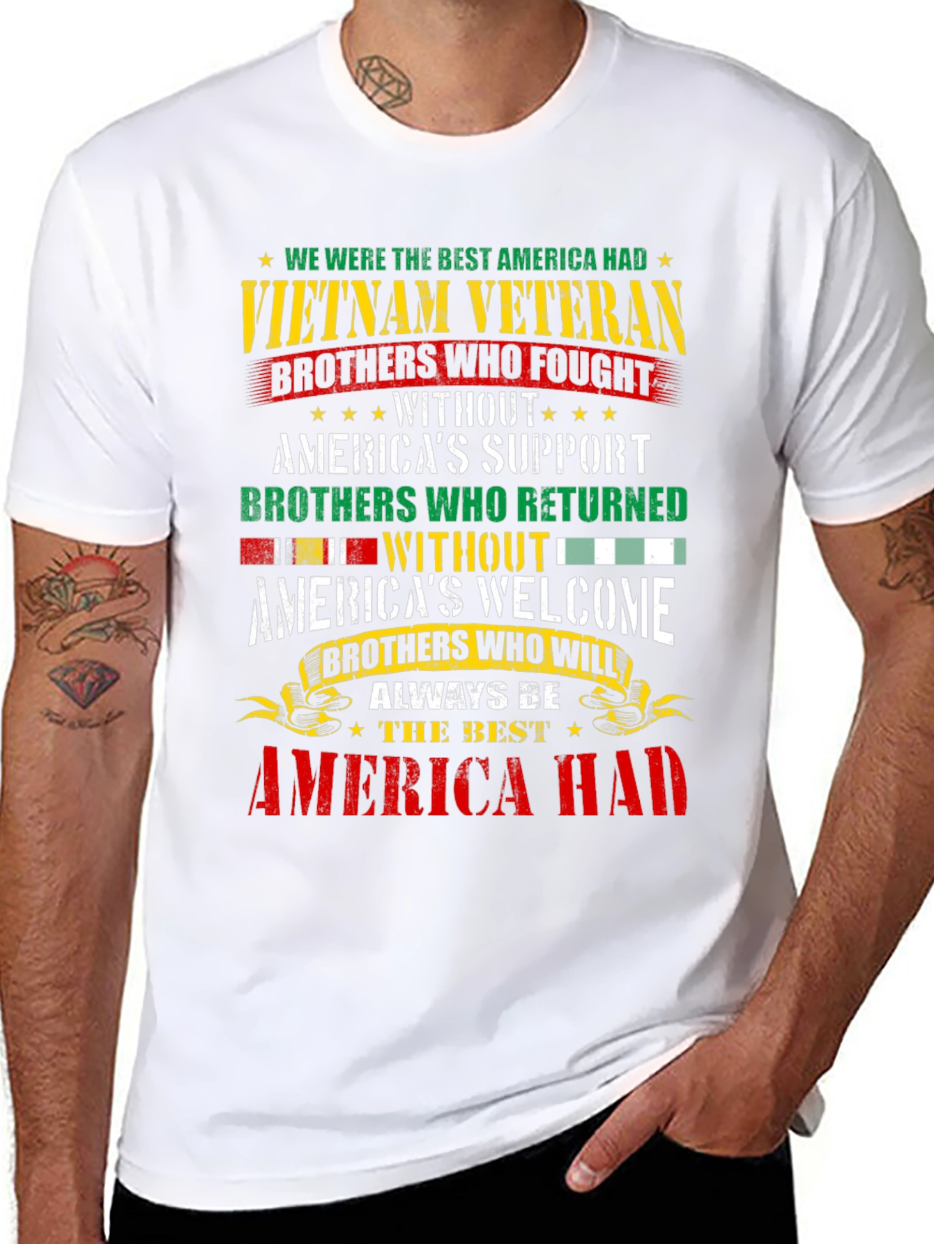 Vietnam Veteran Patriotic T-Shirt
