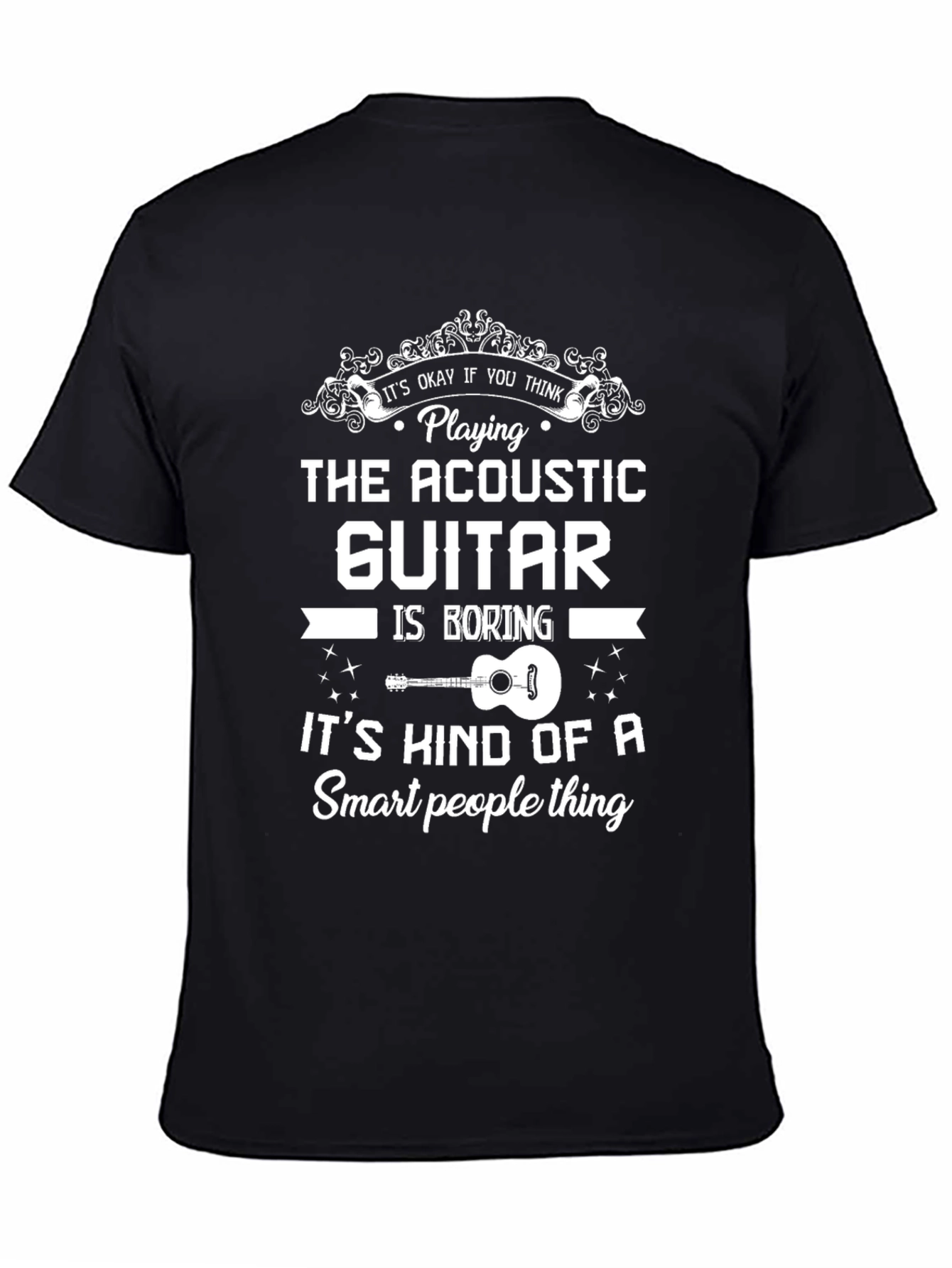 Acoustic Guitar Smart People T-Shirt