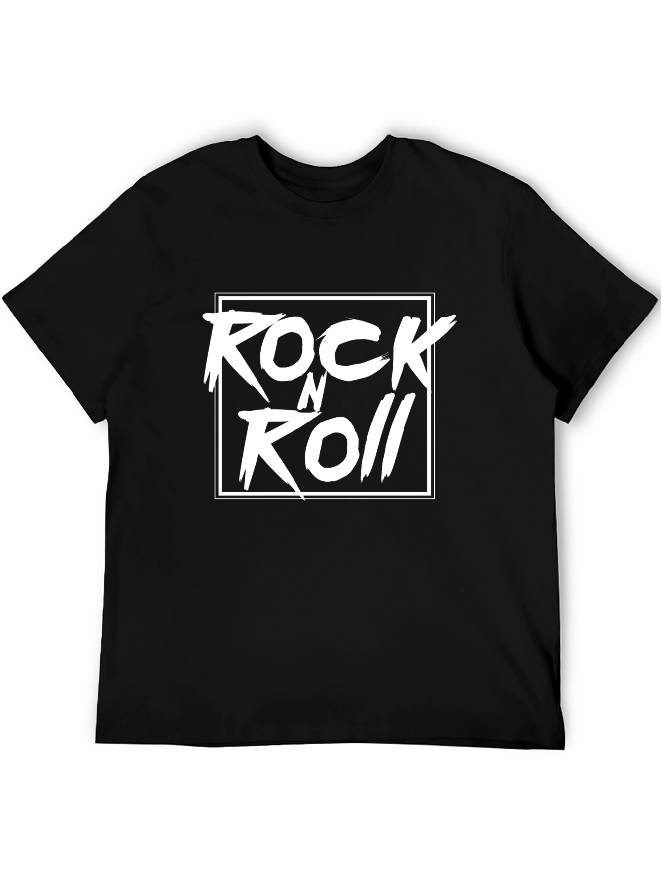 Rock n Roll Black Graphic Tee