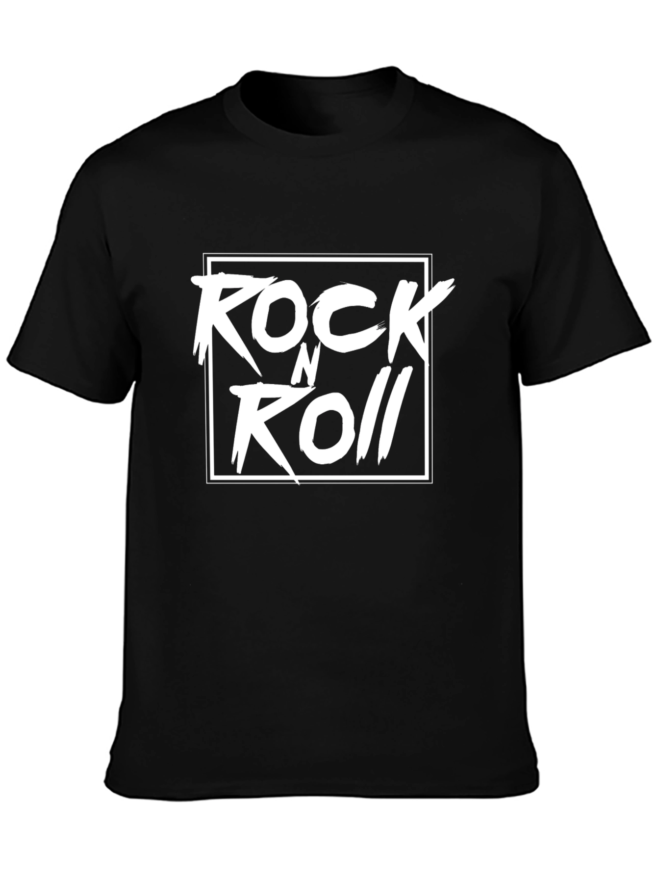 Rock n Roll Black Graphic Tee